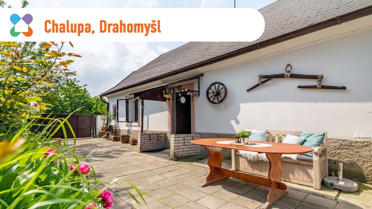 Prodej, chalupa 55 m², zahrada 320 m², Drahomyšl