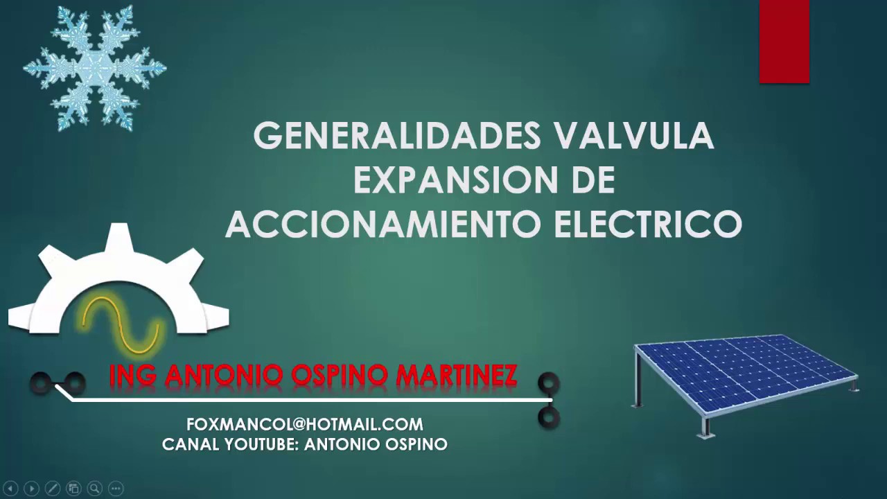 VALVULAS DE EXPANSION DE ACCIONAMIENTO ELECTRICO PARA USO EN EQUIPOS DE REFRIGERACION