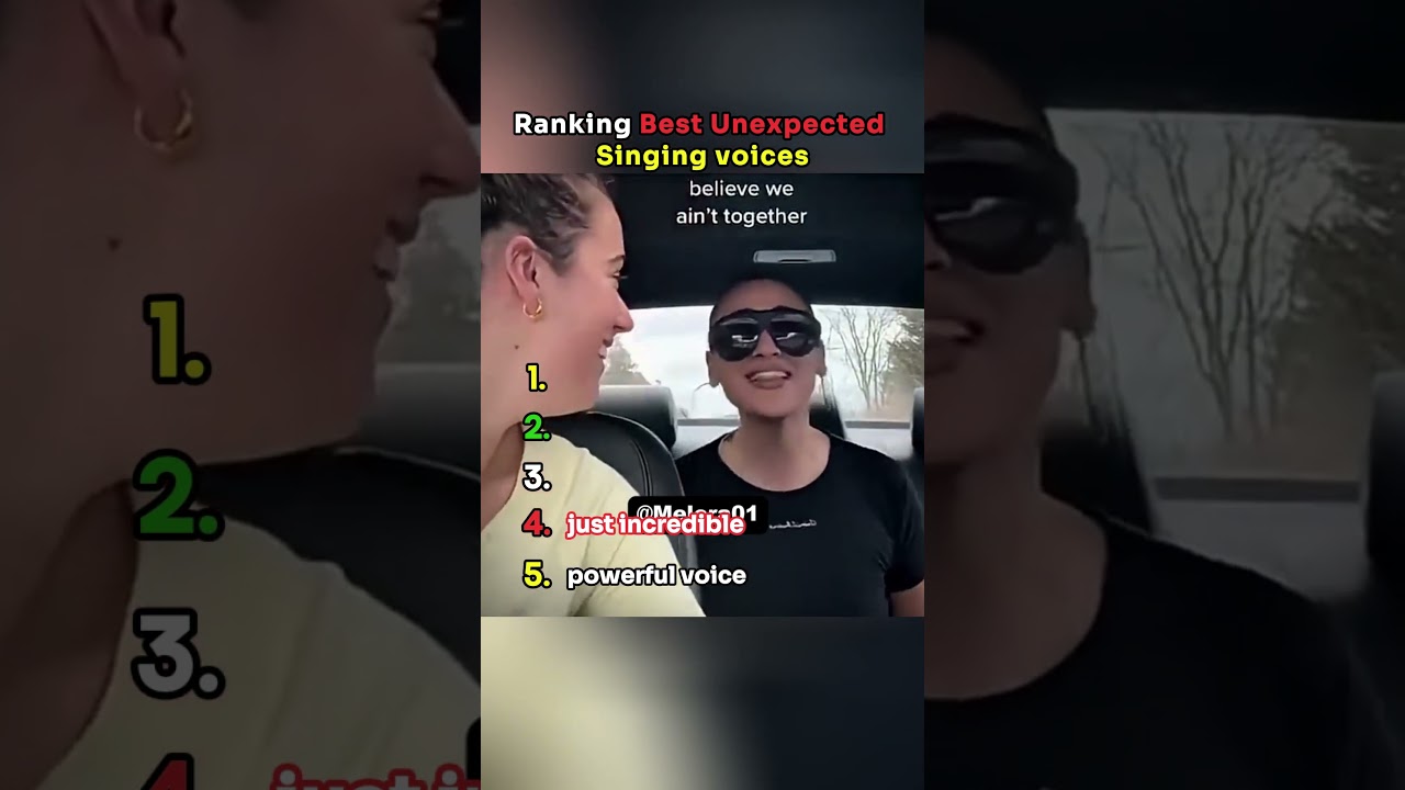 Ranking Best Unexpected Singing voices (part 1) #musiccover #shorts #cover
