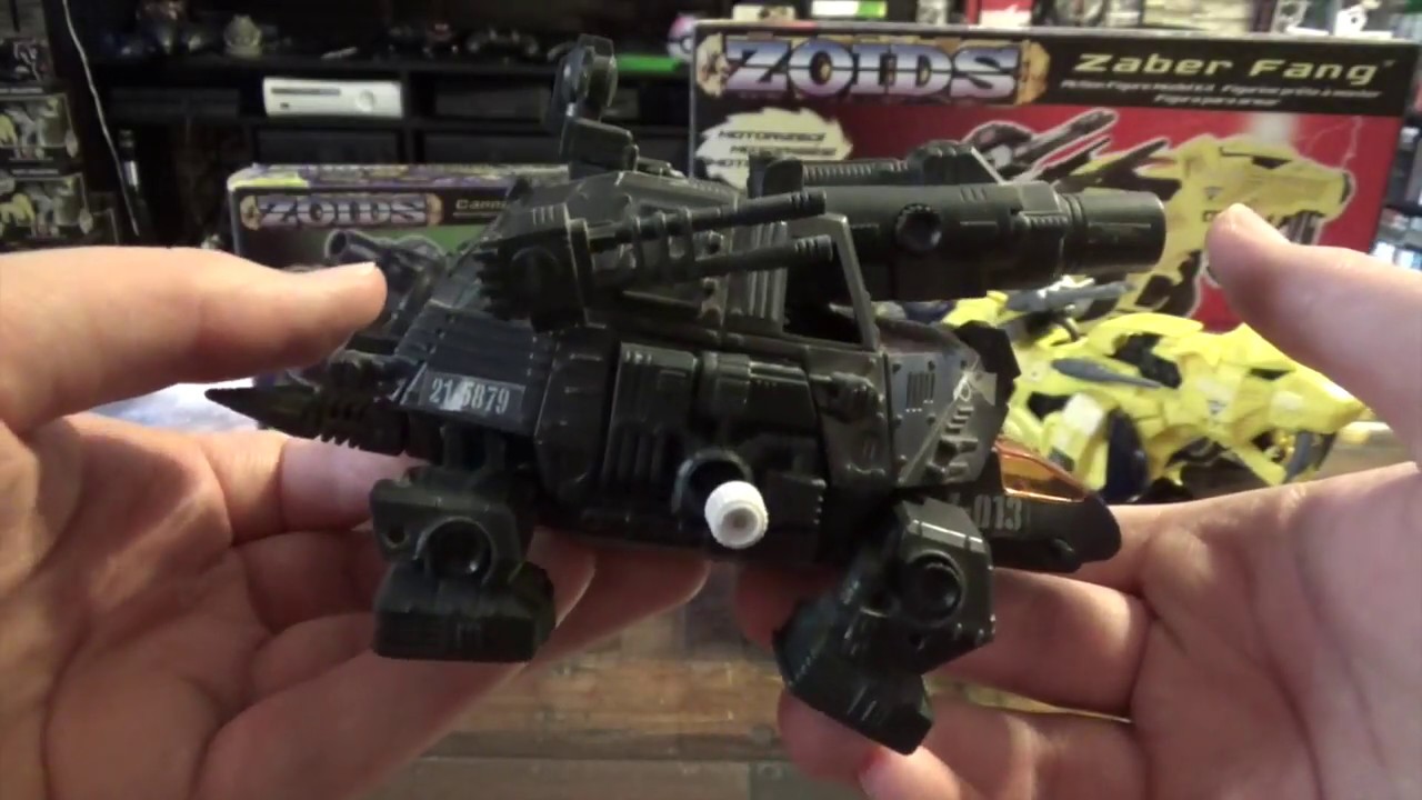 Zoids Hasbro Cannon Tortoise and Saber Tiger Zaber Fang model kit review