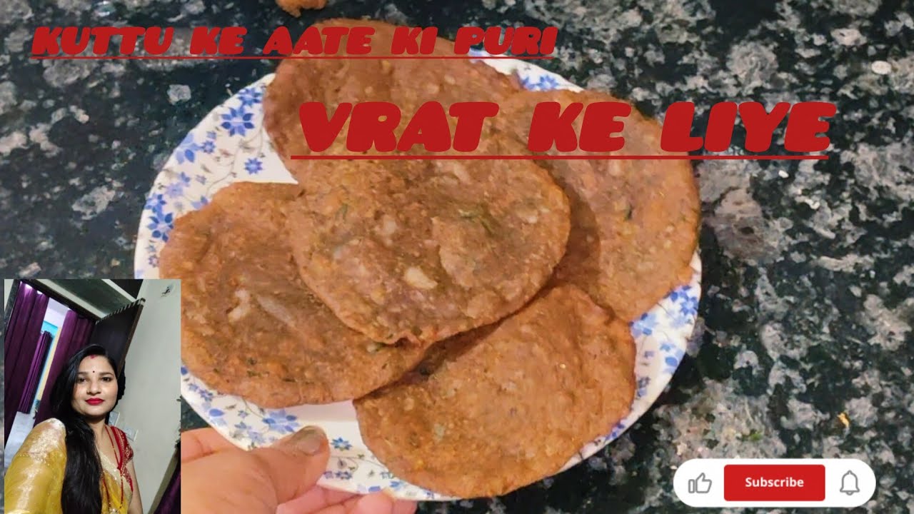 Kuttu ke aate ki puri 