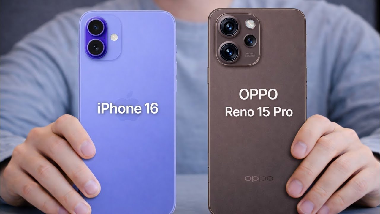 OPPO Reno 15 Pro Mini vs iPhone 16 ⚡ Full Comparison | Camera, Performance & Value | iPhone 16
