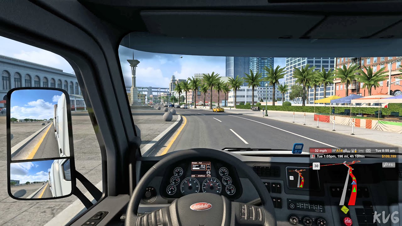 American Truck Simulator - San Francisco to Fresno - California Gameplay (PC UHD) [4K60FPS]