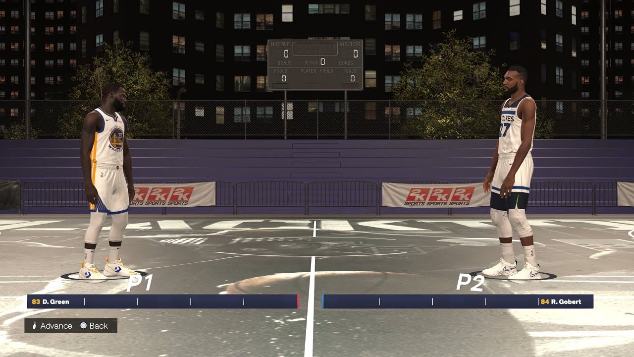 Draymond Green vs Rudy Gobert | NBA 2K24 BlackTop 1v1