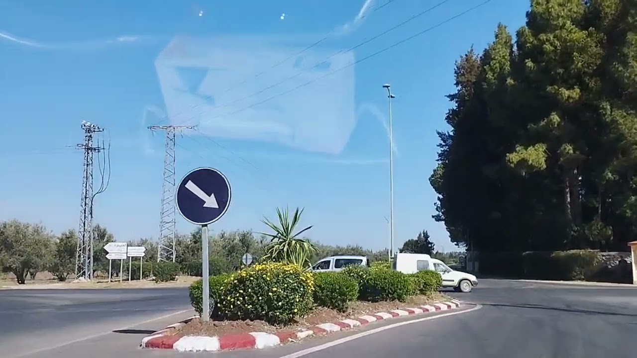 طريق مكناس الاسماعليه الى مولاي يعقوب ،💐💐🌿🌿