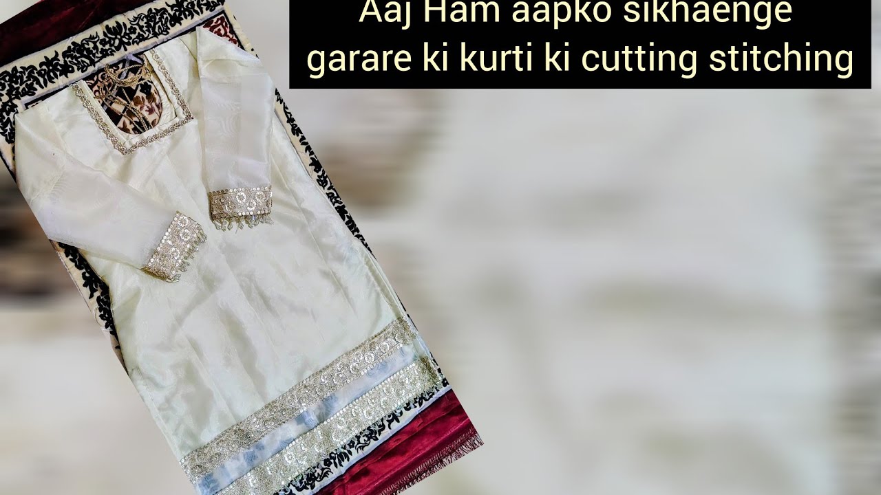 Aaj Ham aapko jaenge bahut simple tarike se kurti ki cutting ✂️👍👍💯