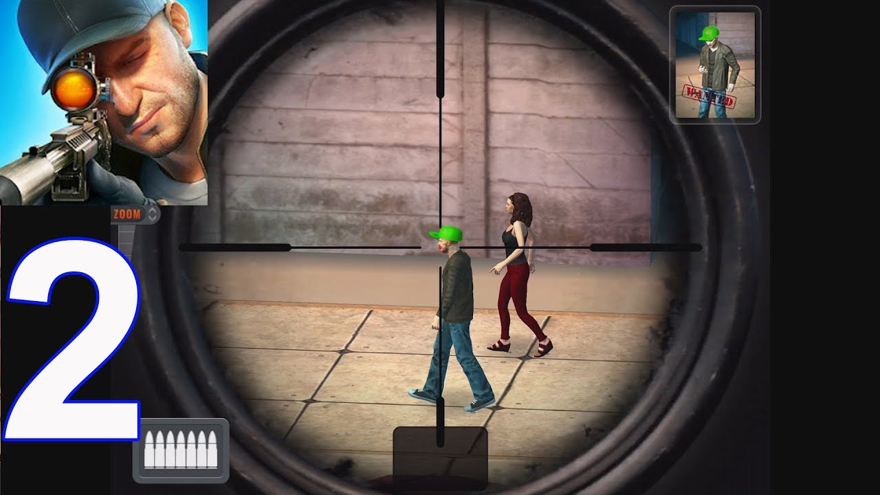Sniper 3D Assassin: Shoot to Kill - Gameplay Walkthrough Part 2 - Region 1 (iOS, Android)