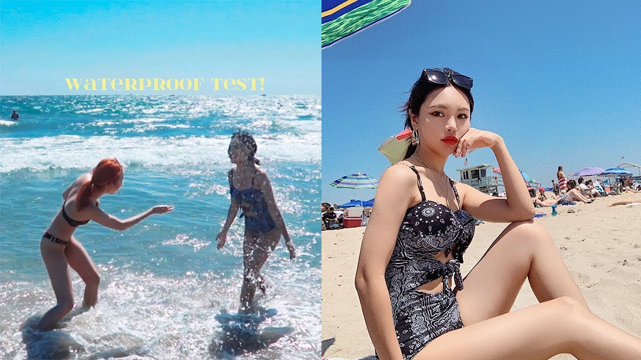 무더운 LA에서도 살아남는 데일리 워터프루프💦 메이크업 (feat.매트한 파데로 모공커버 잘 하는법) :: Waterproof Makeup GRWM with subs
