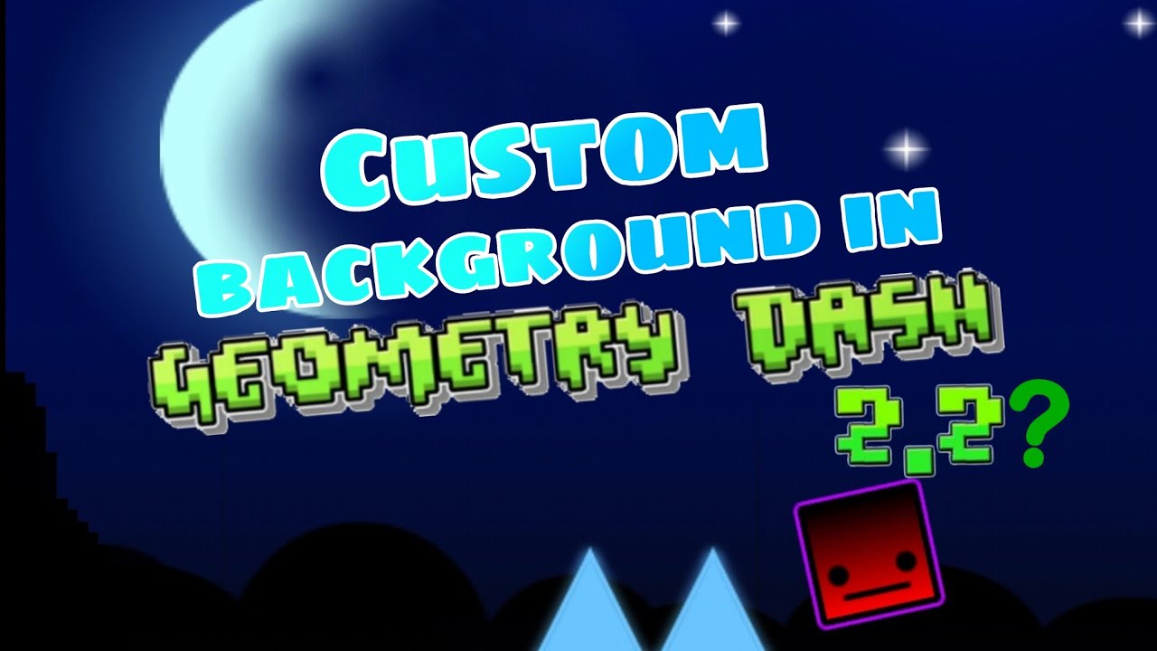 How to make a MOON background in YOUR Geometry Dash levels? (Easy tutorial)