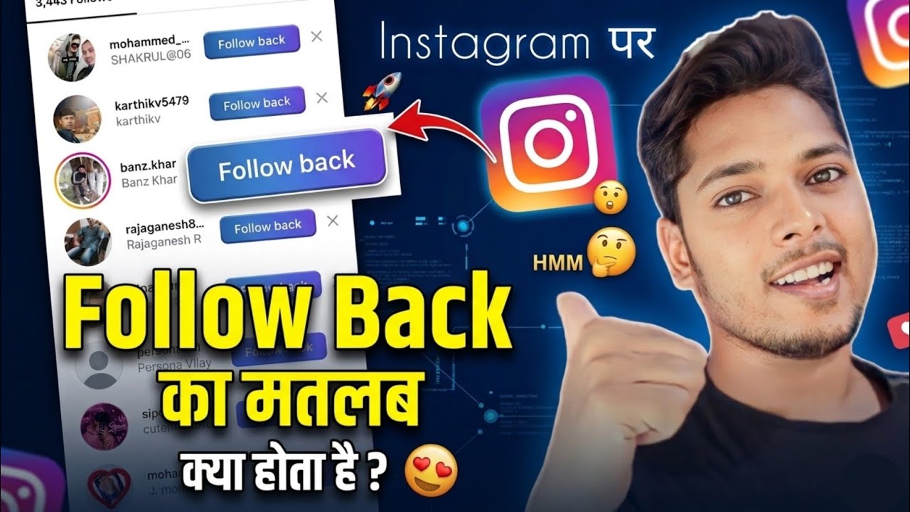 Instagram Par Follow Back Ka Matlab Kya Hota Hai ? What is Follow Back in Instagram ?
