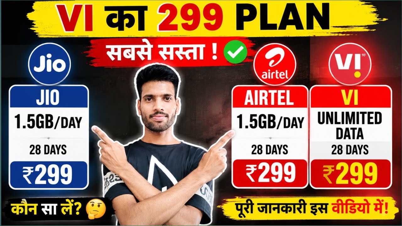 Vi 299 plan details 2026 | vi recharge plan 299 details 2026 | Akash Techinfo. 