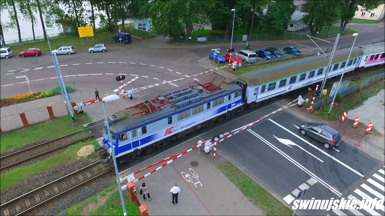 Przejazd kolejowy w Świnoujściu