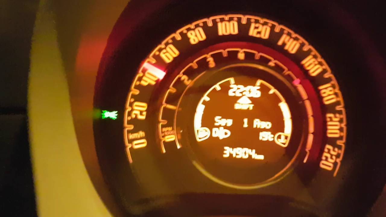 2015 Fiat 500 1.2 (69 Hp) acceleration!