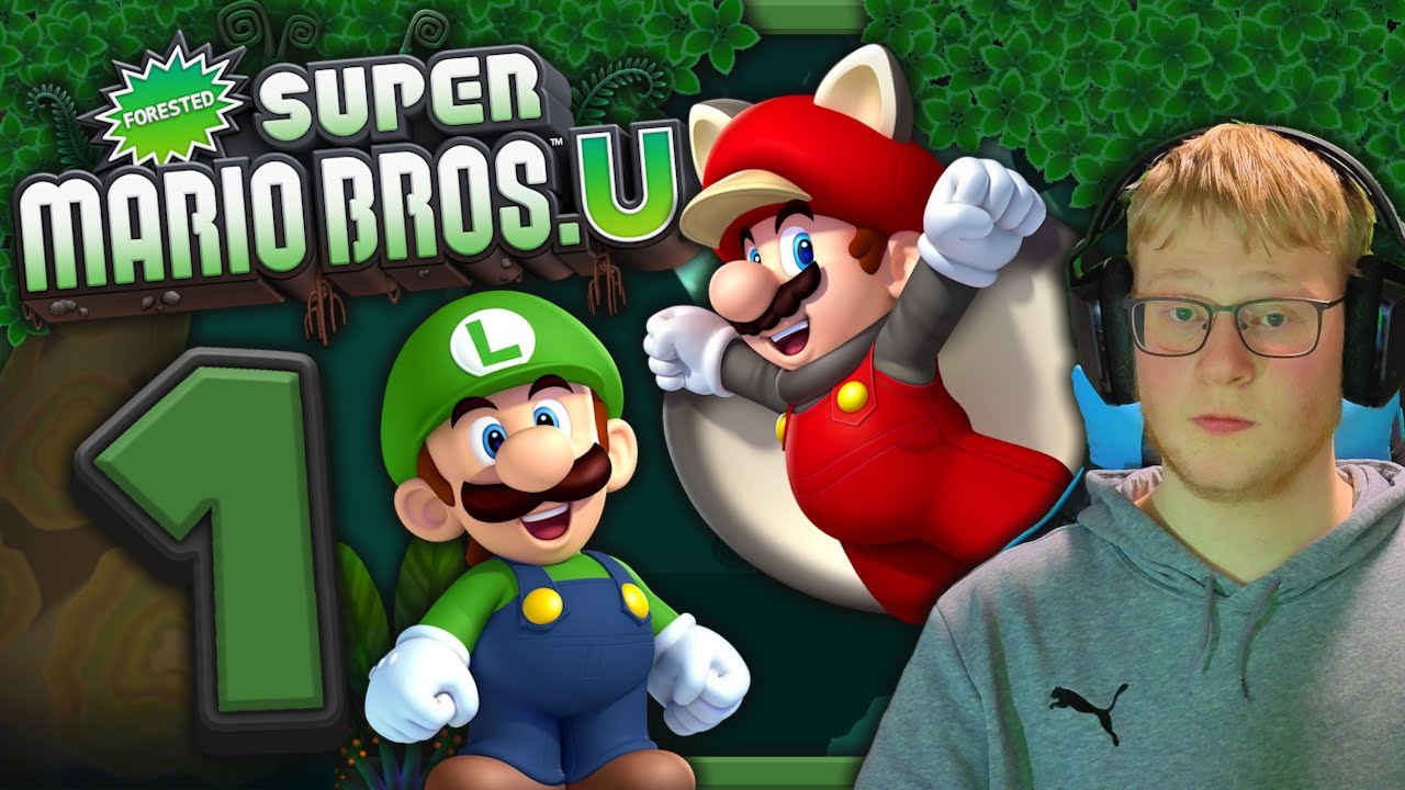 🌳Forested Super Mario Bros. U🌳#01 Zurück in den wilden Wäldern & Silhouetten Spaziergang!