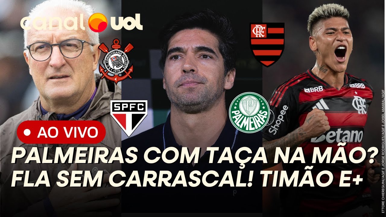 PALMEIRAS COM M&Atilde;O NA TA&Ccedil;A? FLAMENGO SEM CARRASCAL EM 'DECIS&Atilde;O'! PROJETO TENTA SALVAR CORINTHIANS E+