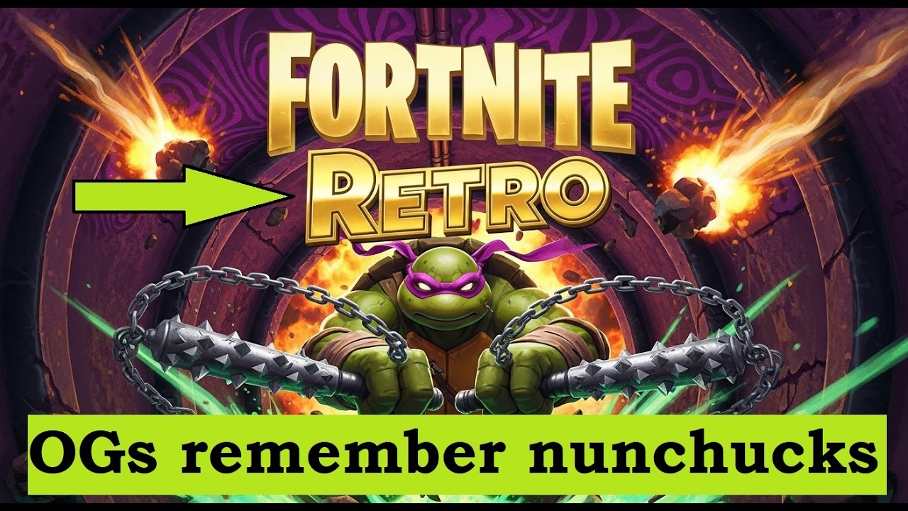 🔥 Fortnite TMNT Nunchucks Were Lowkey the BEST Weapon 😱