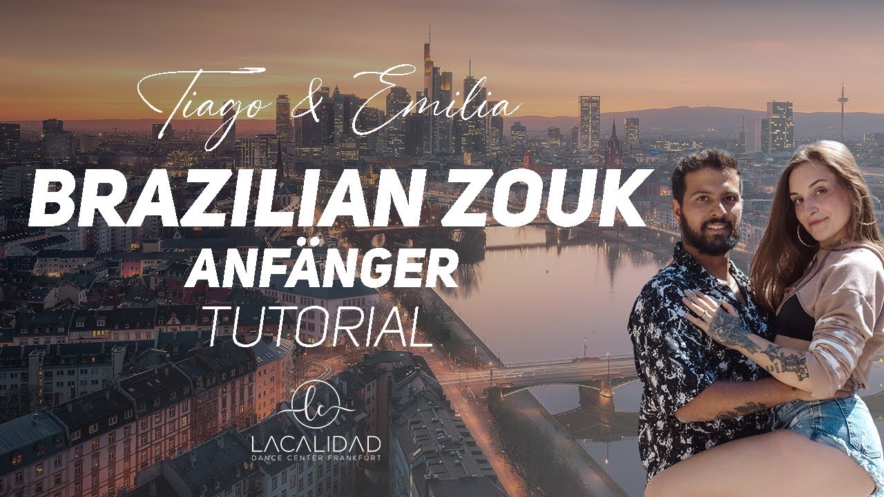 Brazilian Zouk Anf&auml;nger Tutorial | Grundschritt & Lateral | mit Tiago & Emilia (in German)
