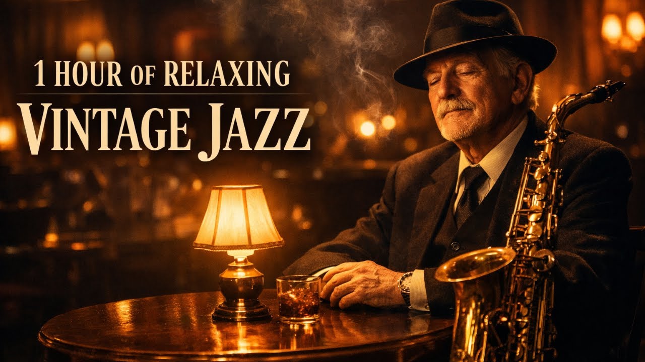 jazz music : 1 Hour of Relaxing Vintage Jazz Instrumentals | Smooth Late-Night Jazz Ambience