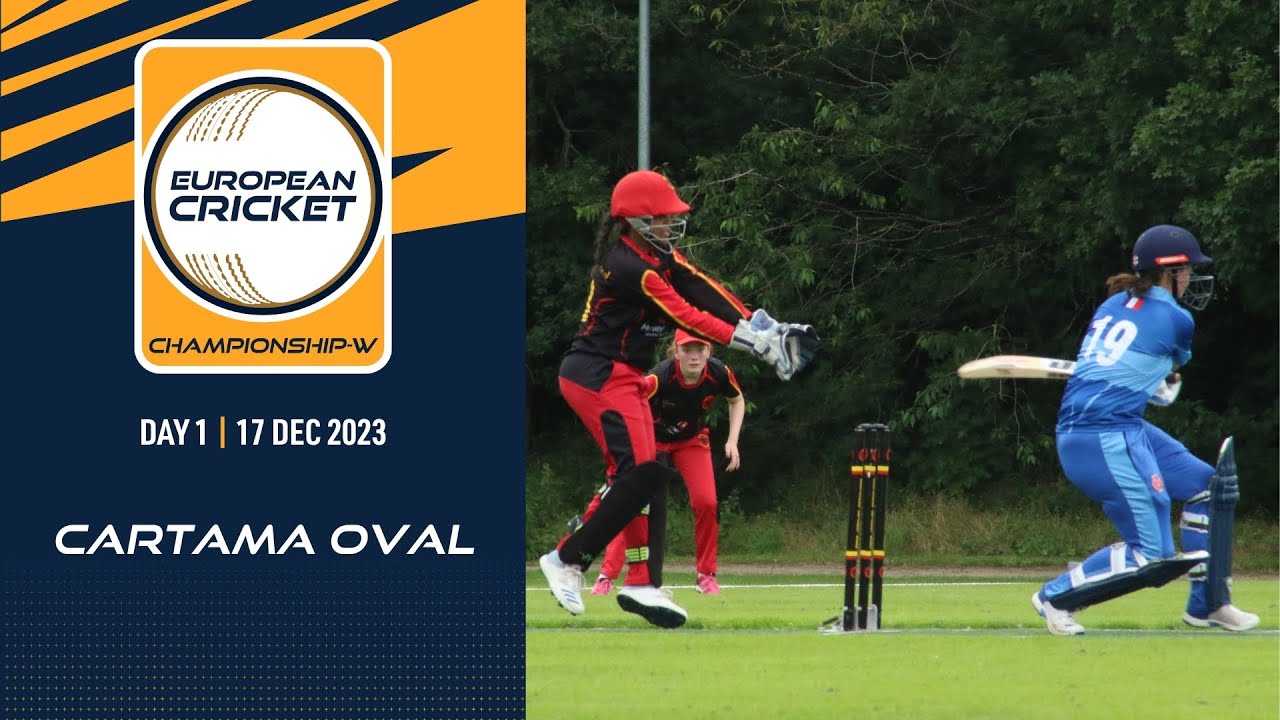 🔴 European Cricket Championship-W, 2023 | Day 1 | T10 Live International Cricket | European Cricket
