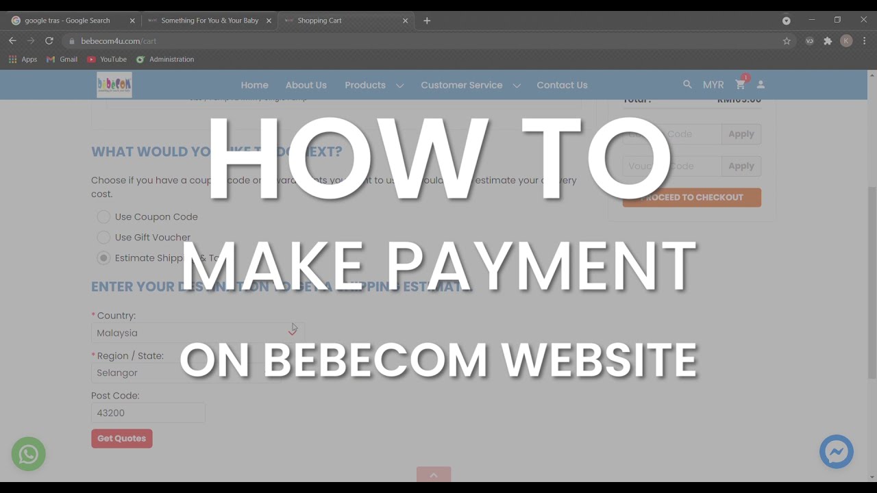 BEBECOM - How to make payment by using Grab QR Pay