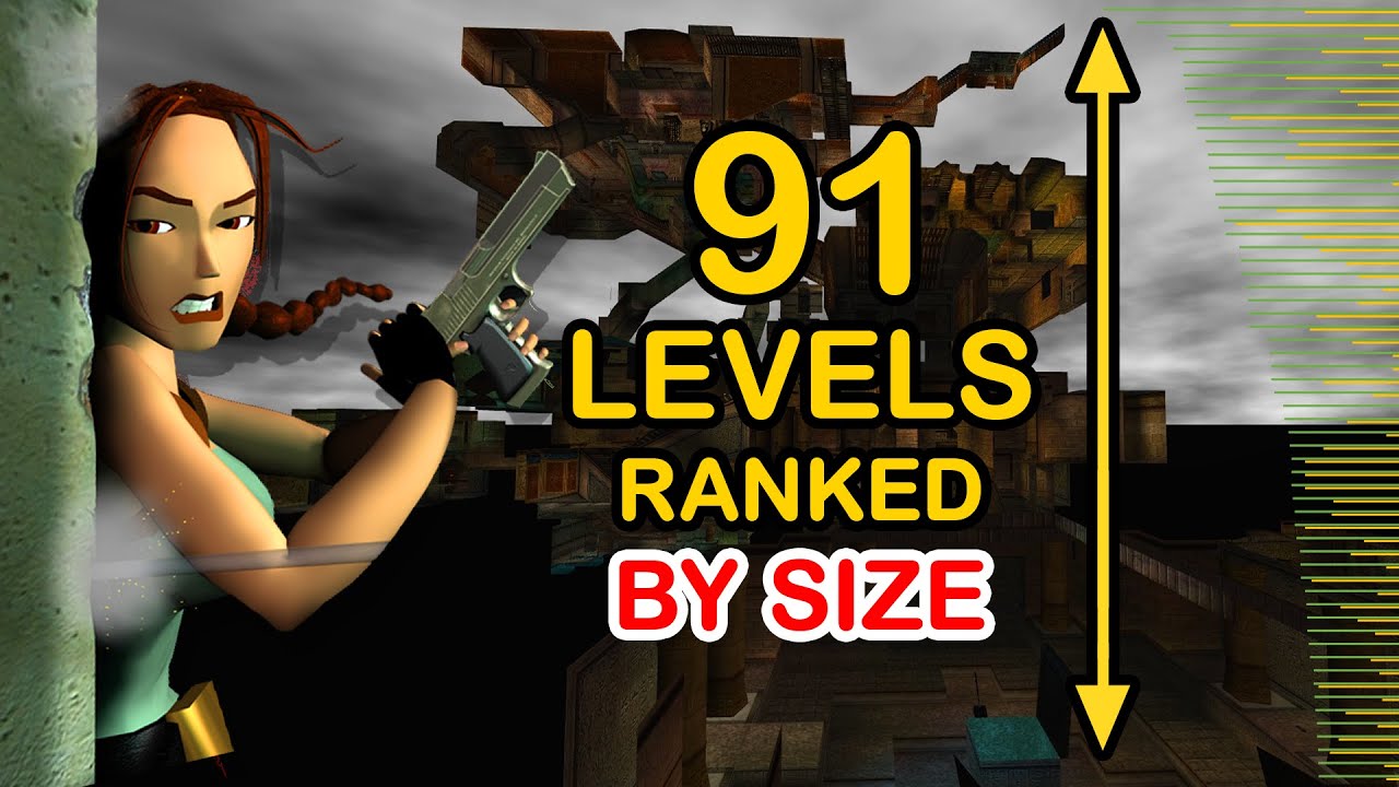 All 91 levels of Tomb Raider 1-2-3-4 ranked by HEIGHT