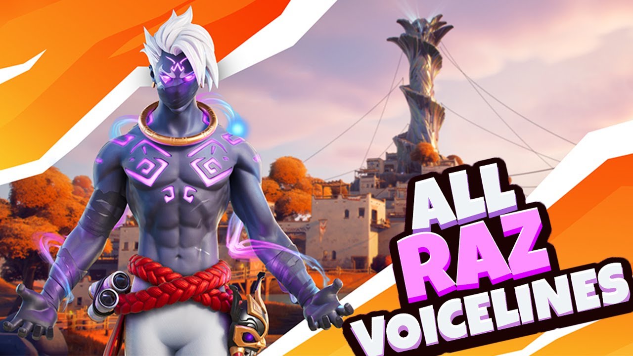 All RAZ Boss Voices/Voicelins in Fortnite Chapter 2 Season 6 | Fortnite Bosses Voicelines