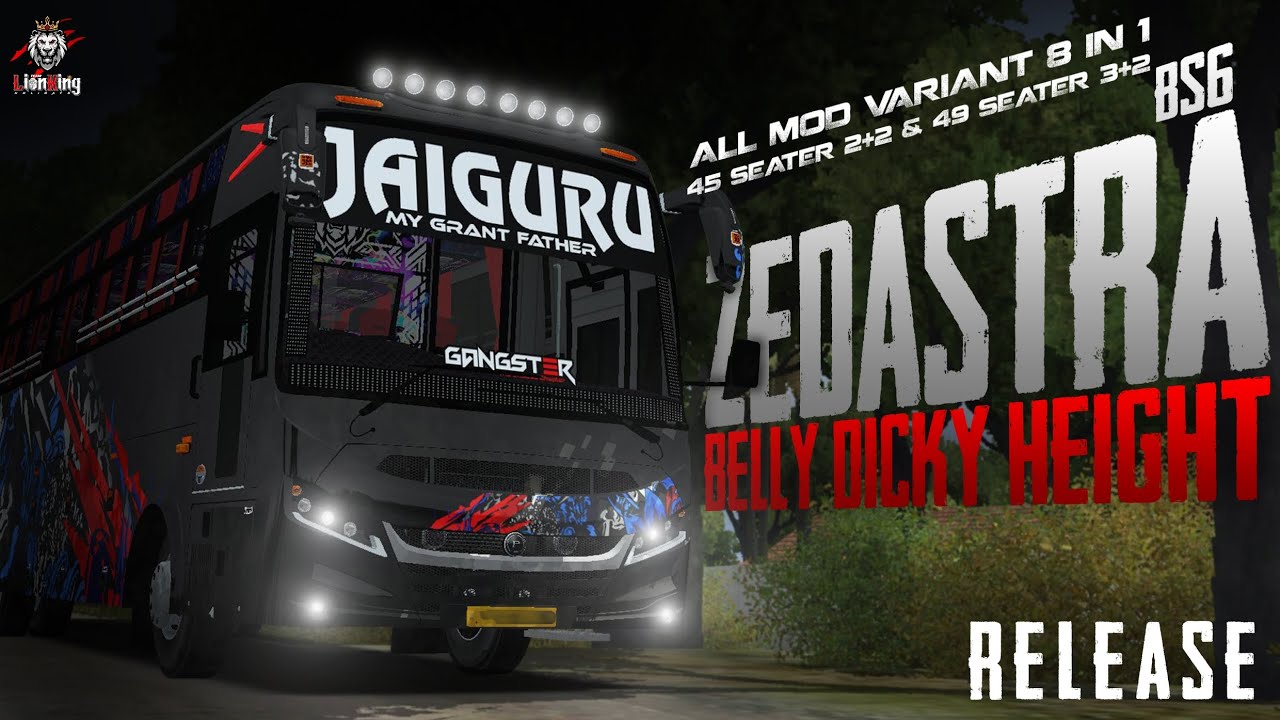 ZEDASTRA BS6 BELLY DICKY HEIGHT | RELEASE