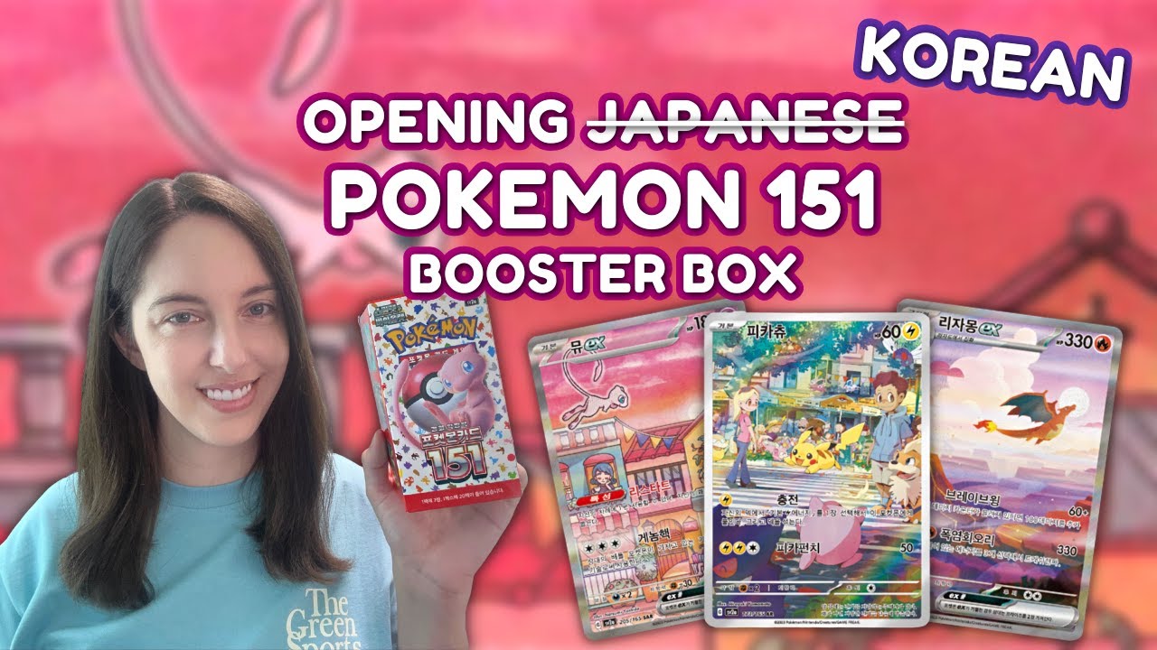 Pokemon 151 Korean Booster Boxes are here! | Pokemon TCG