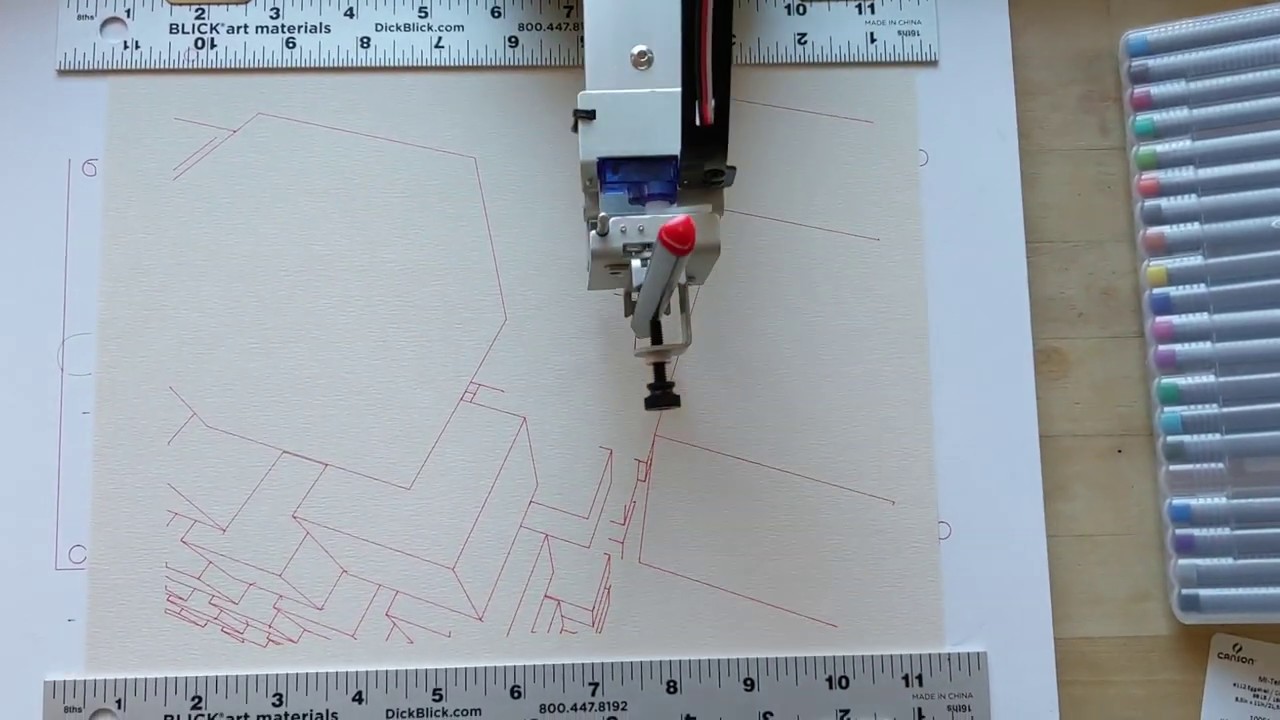 Creating and Plotting 3D Graphics with Blender and AxiDraw