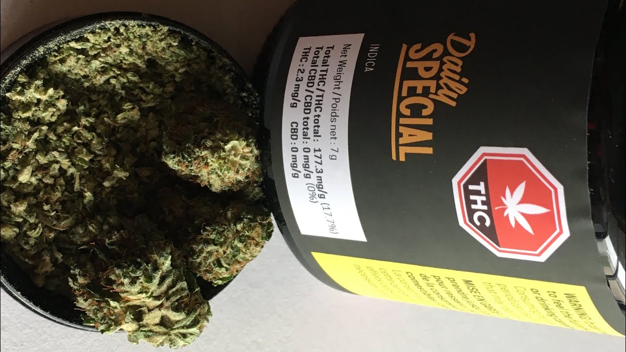 Weed Unboxing -Daily Special Indica By Aurora