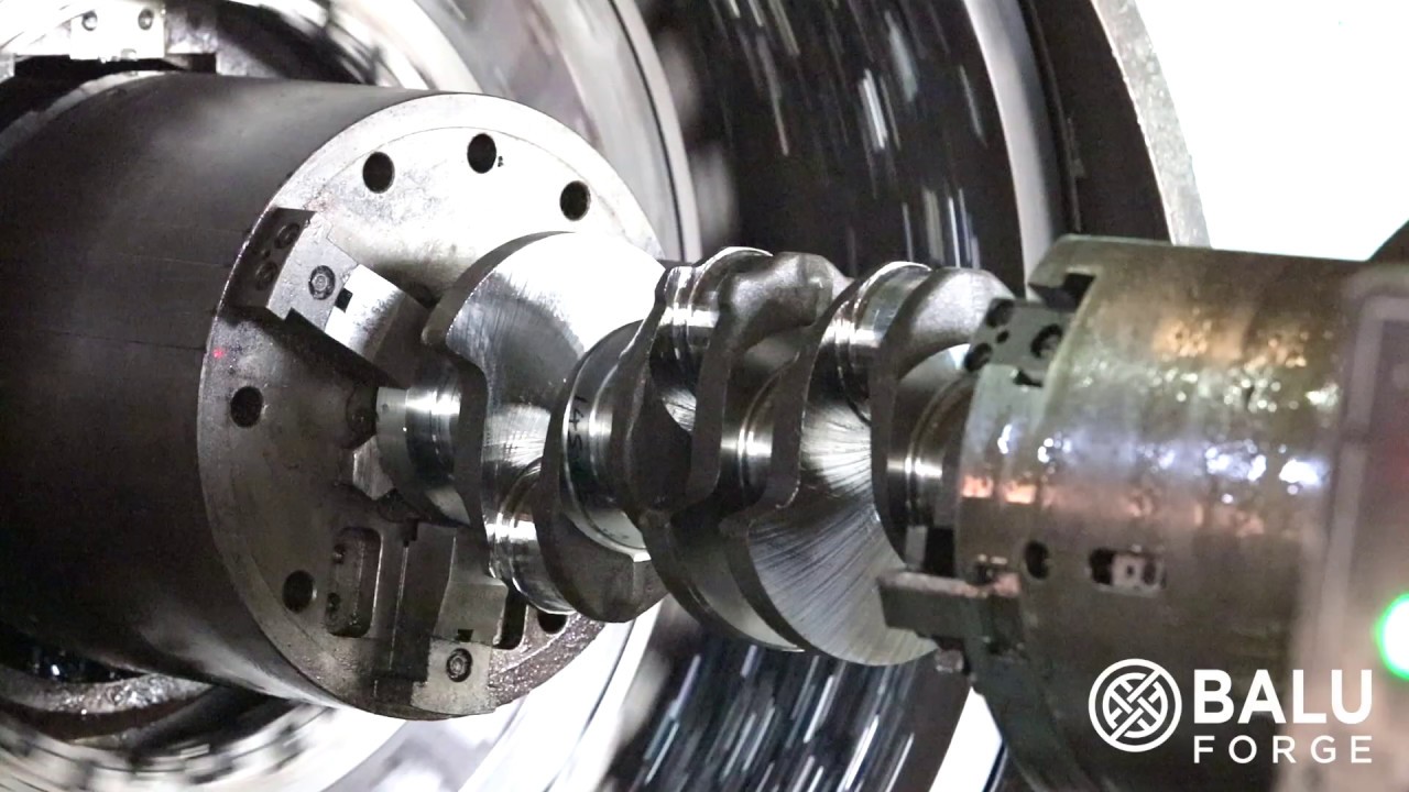 Crankshaft Pin Milling on a Heller Milling & Turning Centre