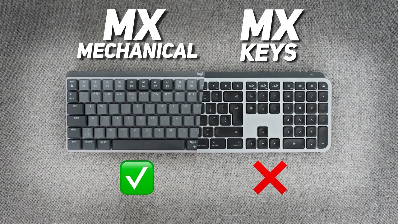 БОЙ! LOGITECH MX Mechanical против MX Keys! Звуковой тест и многое другое