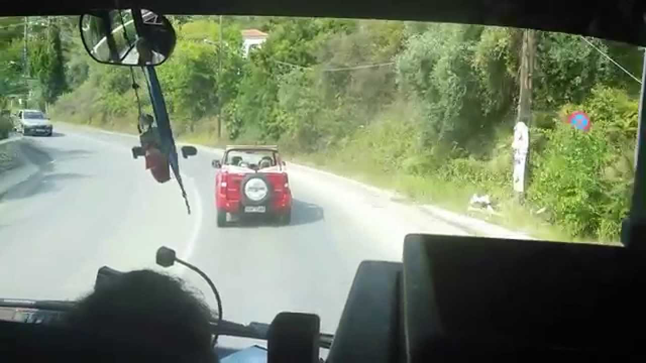 Road to koukounaries beach Skiathos