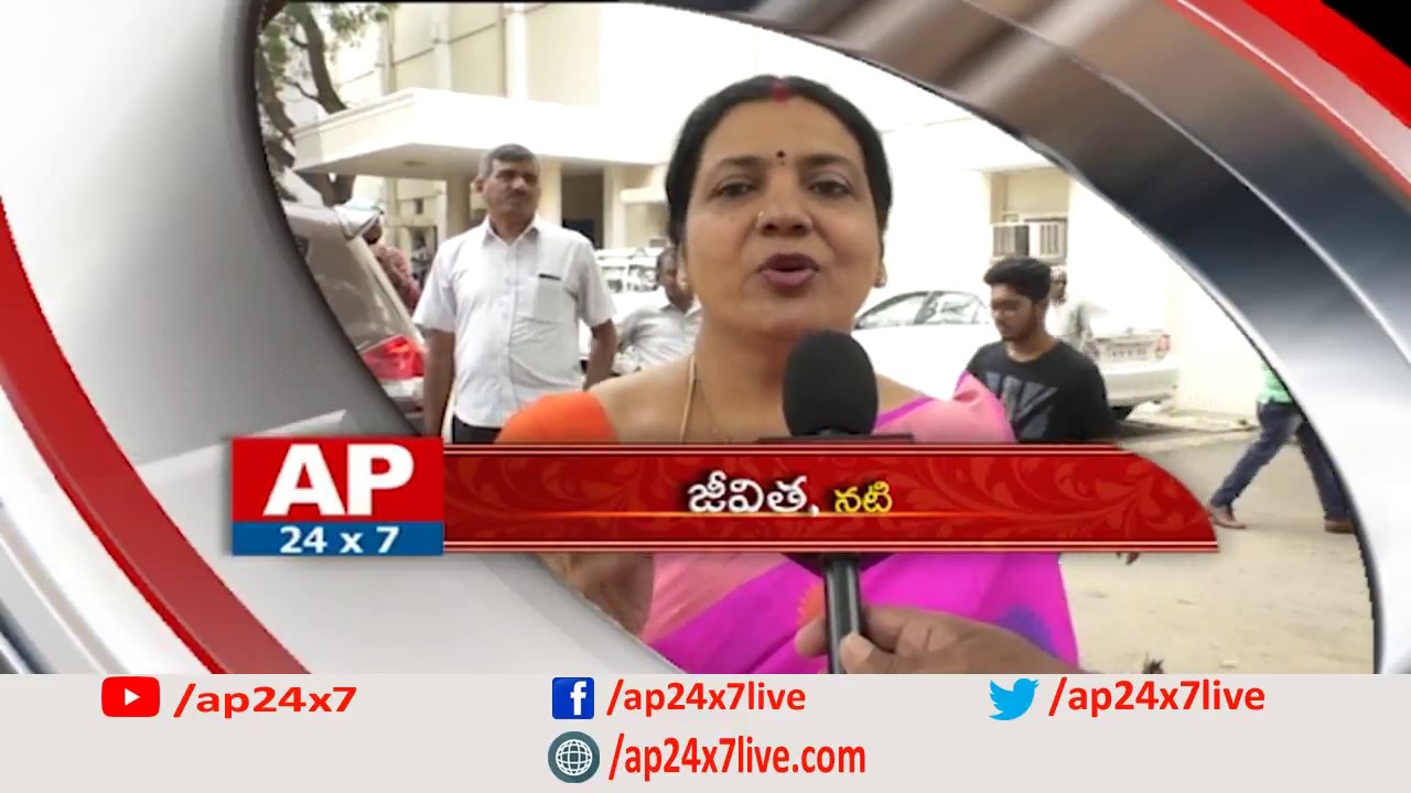 Actress Jeevitha Rajasekhar and Sekhar Kammula Wishes to AP 24x7 News Channel