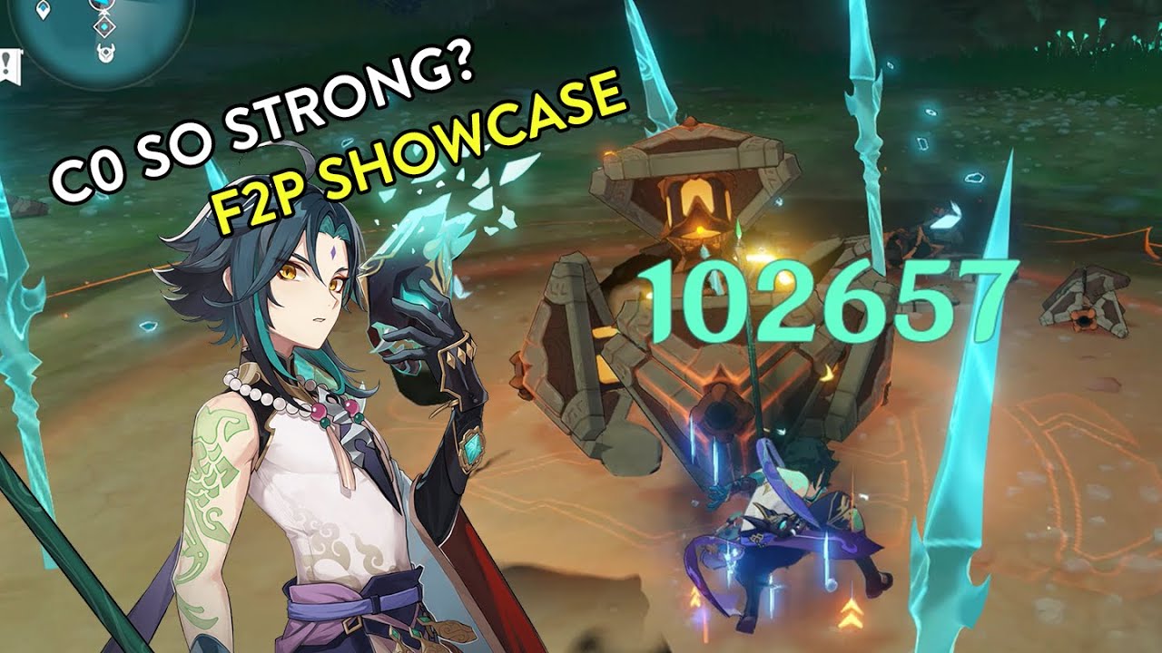 Xiao C0 (F2P) | 100K DAME SHOWCASE | Genshin Impact