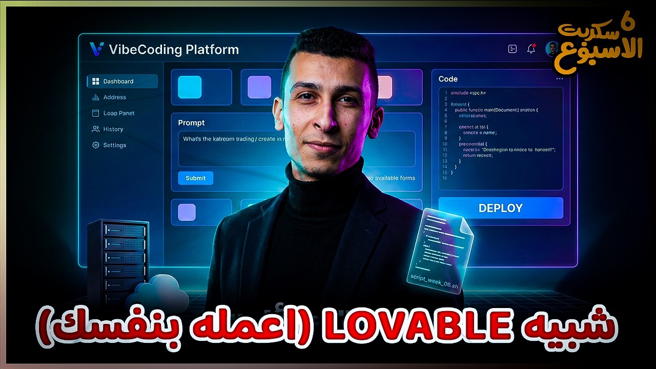سكربت الاسبوع #6 انشاء منصة VibeCoding خاصة بيك بسهولة