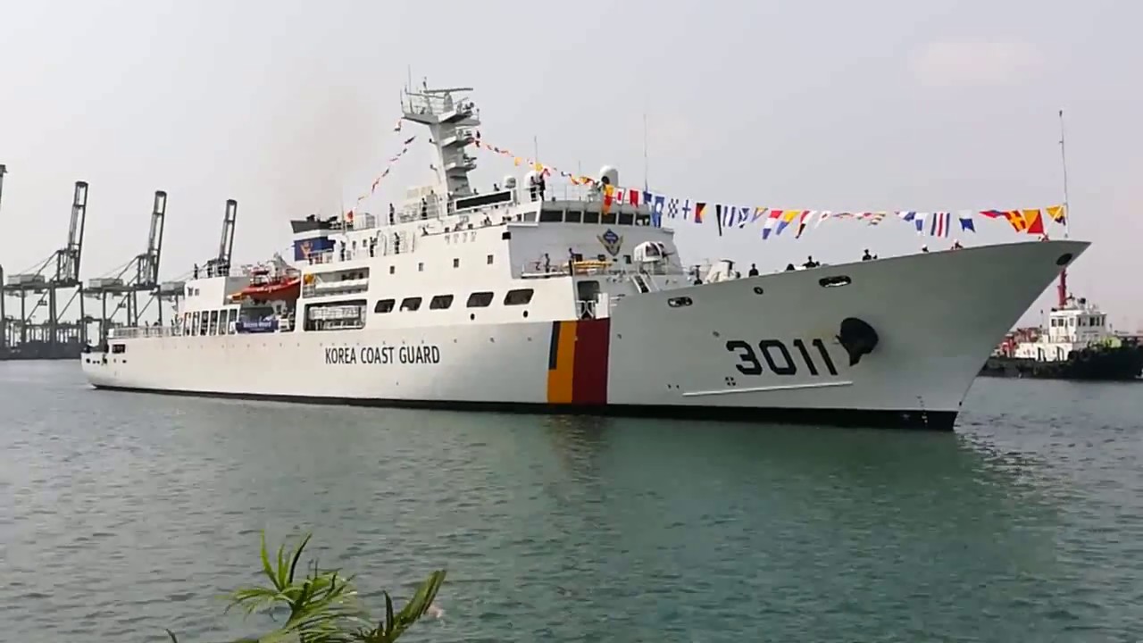 Indian Coast Guard, South Korea Coast Guard Ship, BADARO,Chennai Port Trust, School students