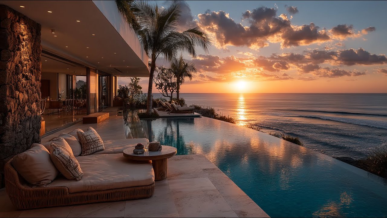 Sunset Chillout Lounge Music | Golden Hour Luxury Ambient Mix for Study, Focus and Relaxation