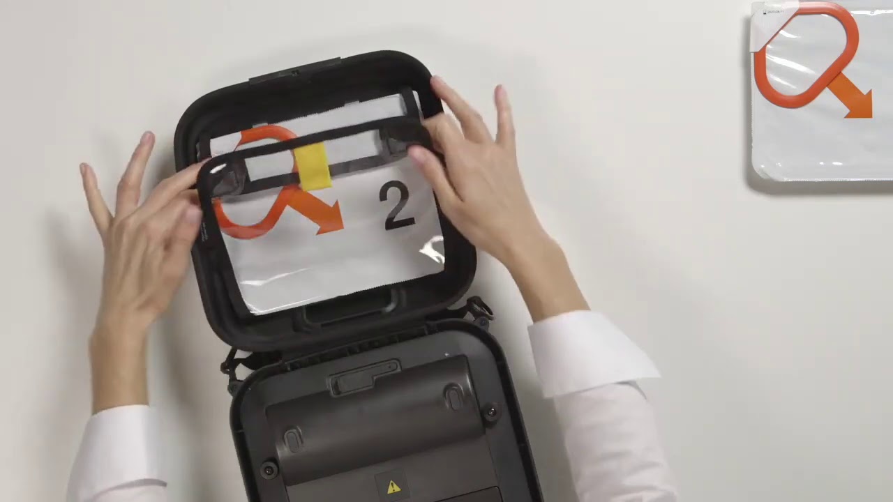 LIFEPAK CR2 Replacing Electrodes and Battery Video