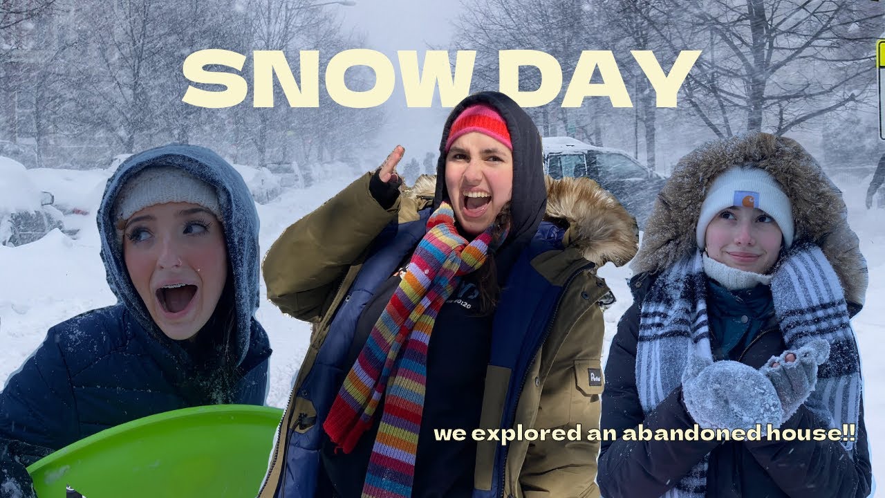 SNOW DAY (I almost got run over)