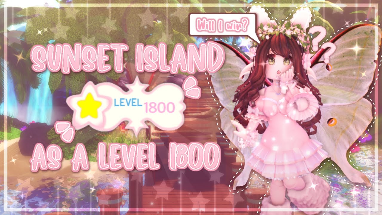 ✨Playing sunset island as a level 1800+ || Part 3 || Royale High || FaeryStellar✨