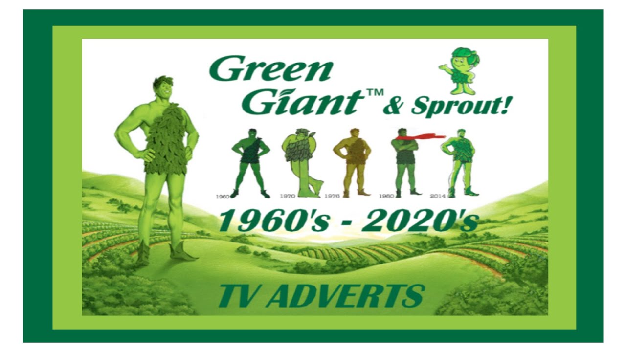 GREEN GIANT TV Commercials 1960 to 2020 also starring Sprout! Ho Ho Ho! | TV Advert Compilation