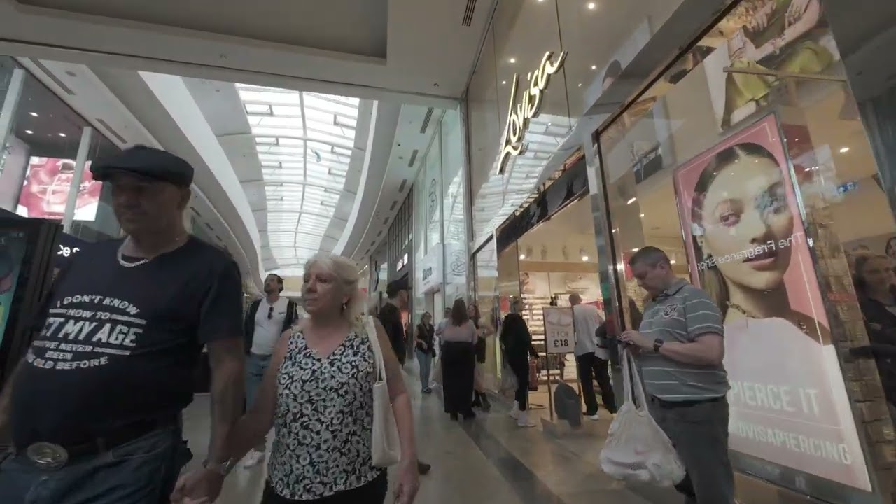 Inside Southampton's  Shopping Centre, West Quay