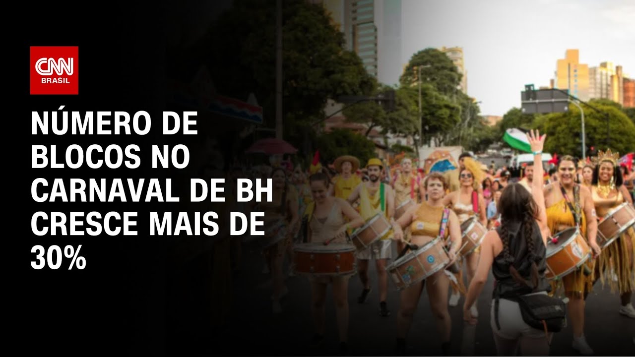 Número de blocos no carnaval de BH cresce mais de 30% | BASTIDORES CNN