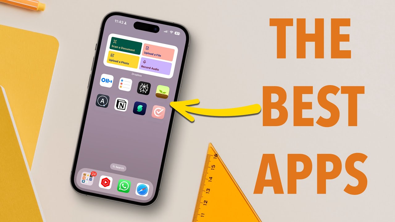 10 ЛУЧШИХ приложений для повышения производительности iPhone в 2024 году!