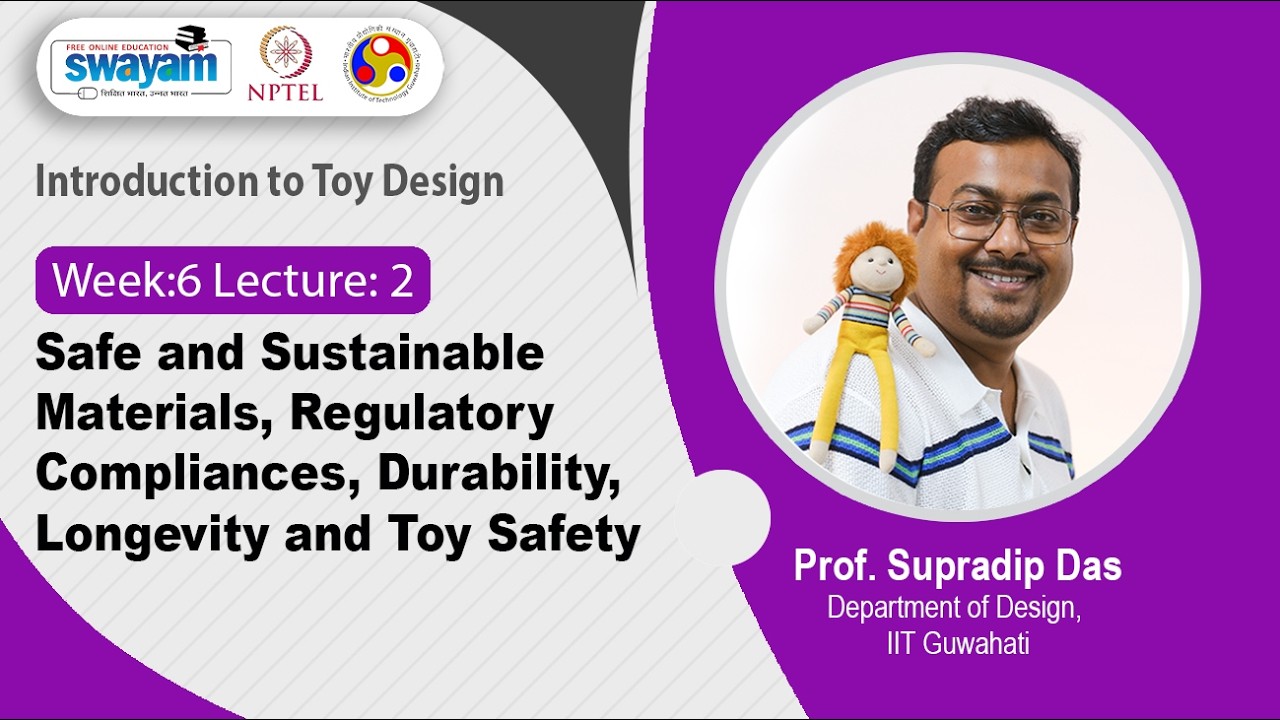Lec-2: Safe and Sustainable Materials, Regulatory Compliances, Durability, Longevity and Toy Safety