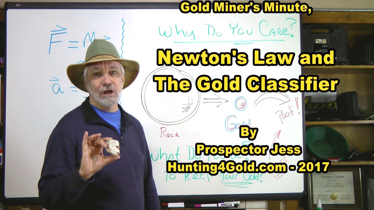 Gold classifier sieve meets Newton's law