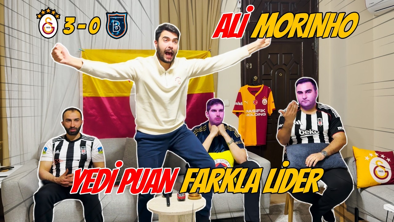 GALATASARAY - BAŞAKŞEHİR MAÇI TEPKİ VİDEOSU! #galatasaray