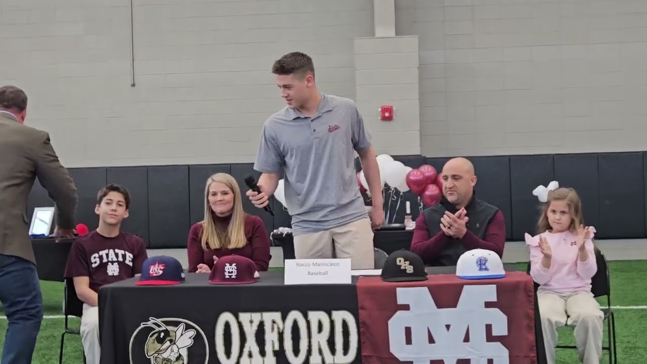 Oxford baseball, softball signing