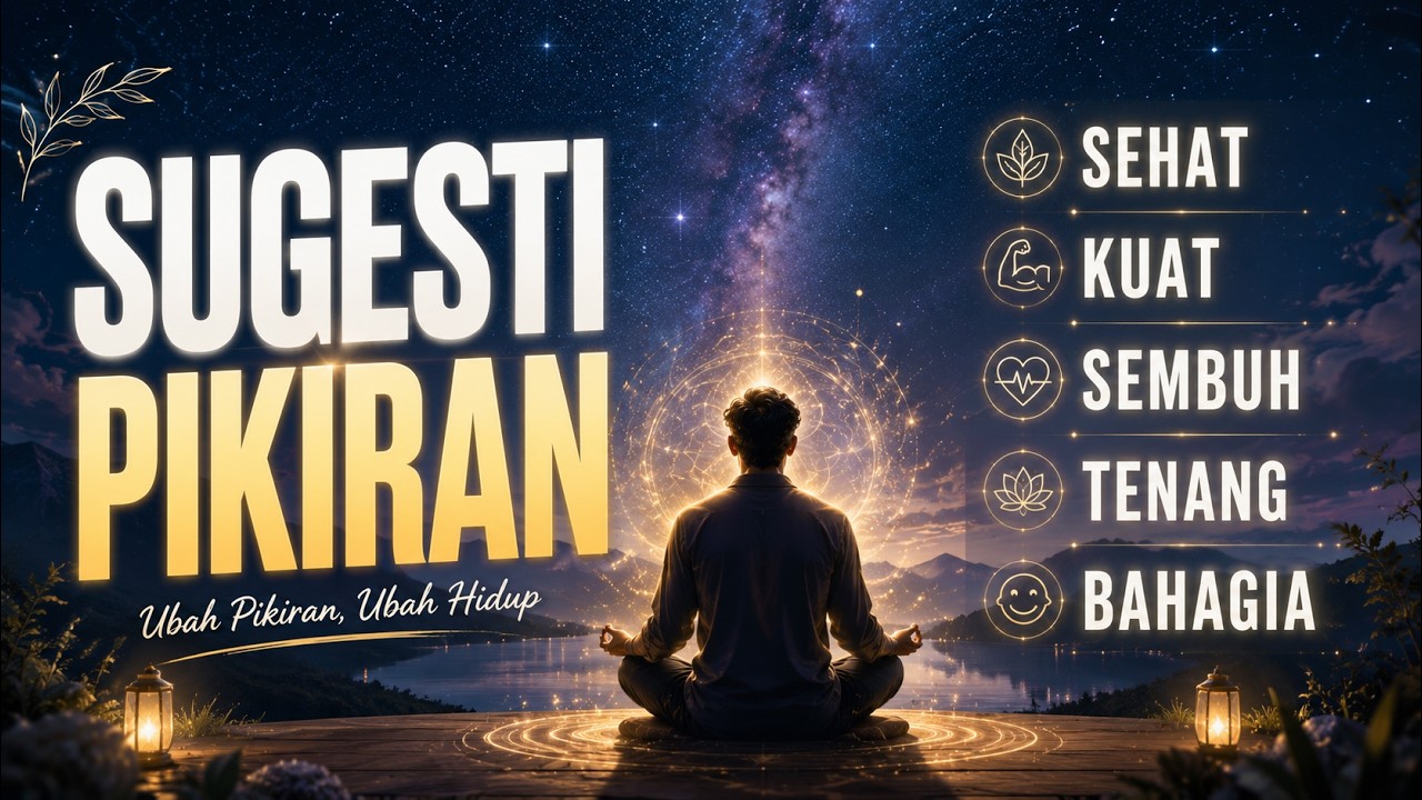 SUGESTI PIKIRAN /AFIRMASI KESEMBUHAN | KESEHATAN | Law of attraction